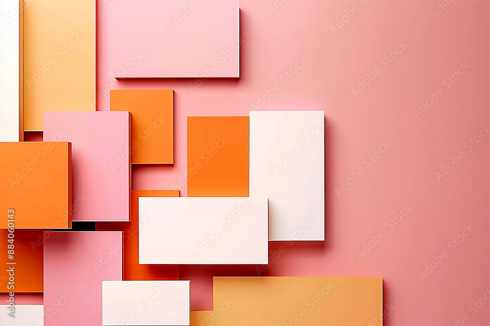 Abstract background with material design infinite pattern