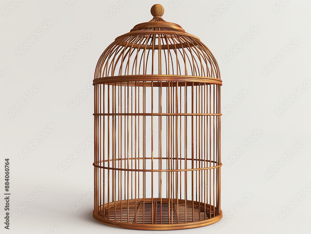 3D render of a bird cage liner