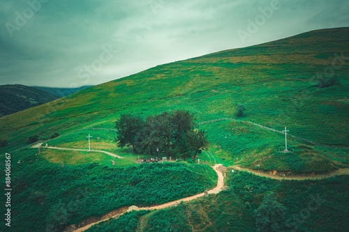 San Sebastian de Garabandal, town Marian apparitions in Cantabria. 