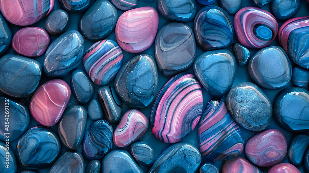 Colorful smooth river stones background. Colorful smooth river stones background.