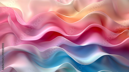 multicolored abstract wavy flowing background