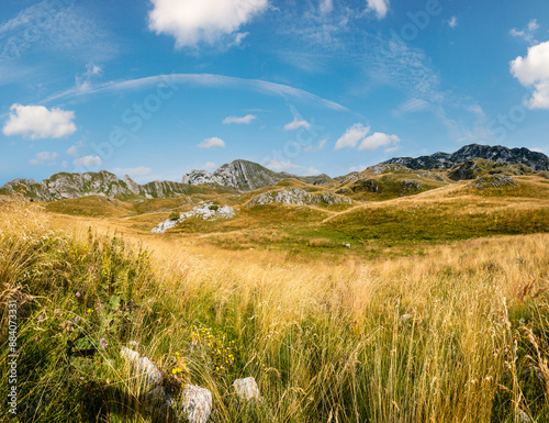 Obraz na płótnie Summer mountain Durmitor National Park, Montenegro. Durmitor panoramic road, Sedlo pass. w salonie