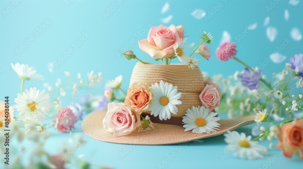 Floral Hat: A Summery Delight
