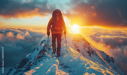 A hiker on the mountain, in a difficult situation, reached out for help.