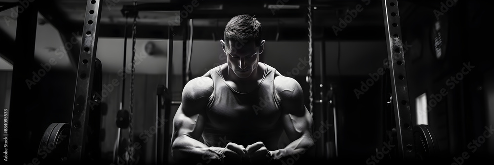 Strength in Solitude: A Virile Theater of Black & White Fitness Praxis Strength in Solitude: A Virile Theater of Black & White Fitness Praxis