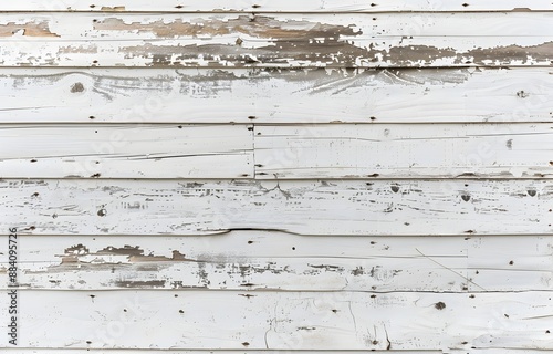 white shiplap background, distressed wood, distressed white painted wood texture photo