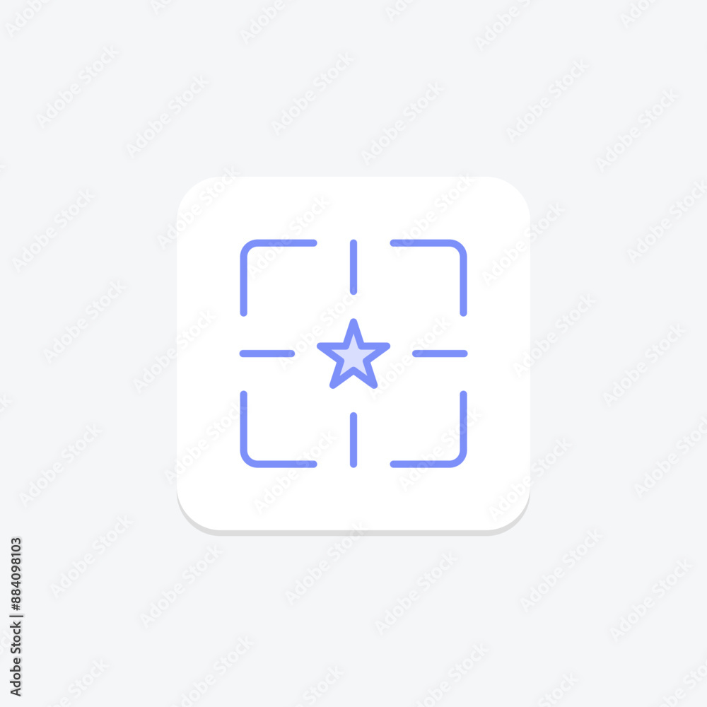 Recognition duotone line icon , vector, pixel perfect, illustrator file Recognition duotone line icon , vector, pixel perfect, illustrator file