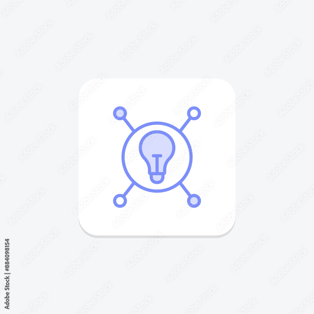 Innovation Hub duotone line icon , vector, pixel perfect, illustrator file Innovation Hub duotone line icon , vector, pixel perfect, illustrator file