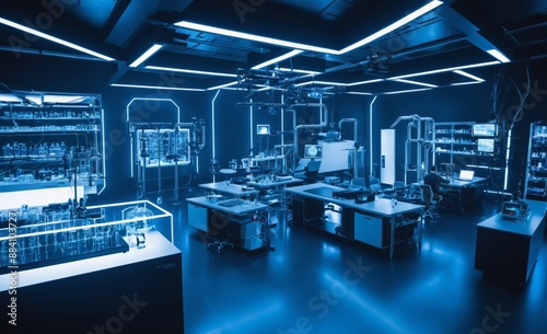 Advanced Research Laboratory with High-Tech Equipment