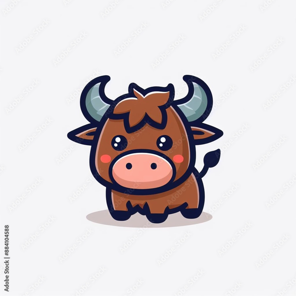 Cute OX Cartoon Illustration Cute OX Cartoon Illustration