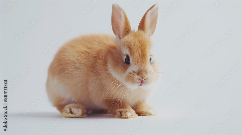 Fototapeta premium Portrait of a Curious Bunny