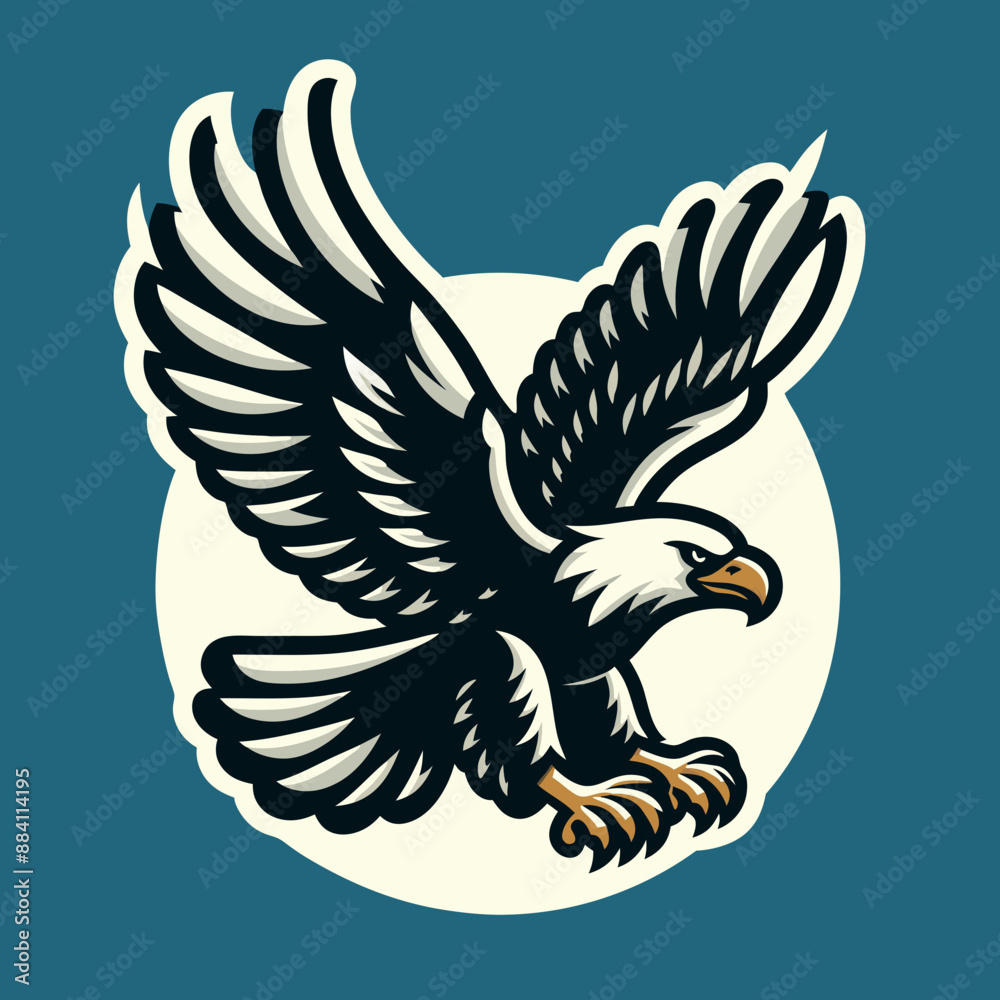 Patch Motard "Live To Ride" Avec Aigle Argenté - 4,5 Pouces, Multicolore, Neuf