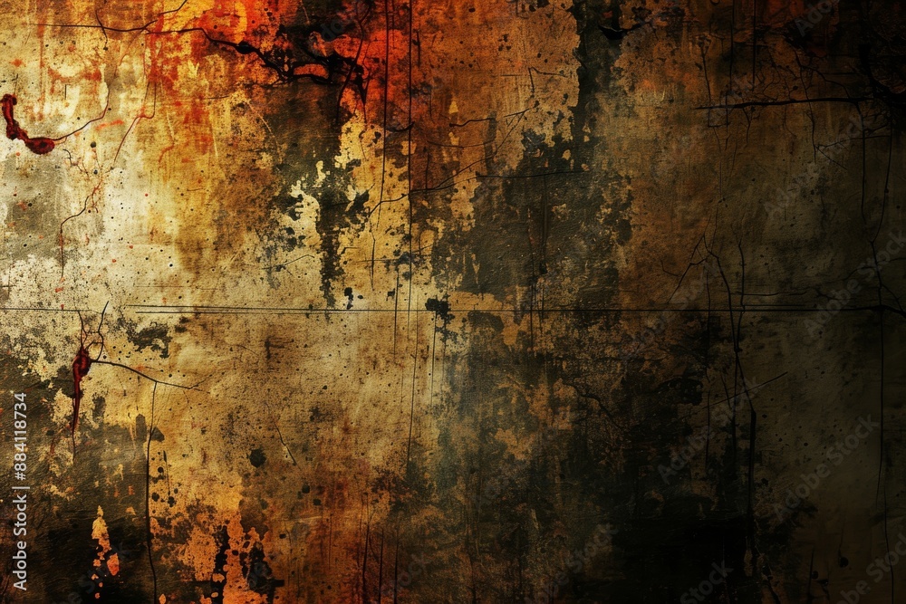 Fototapeta premium Grunge Texture Background, grunge dirty metal background or texture, Ai generated