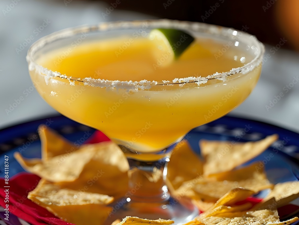 Nacho cheese chips sprinkled with sea salt edges Nacho cheese chips sprinkled with sea salt edges