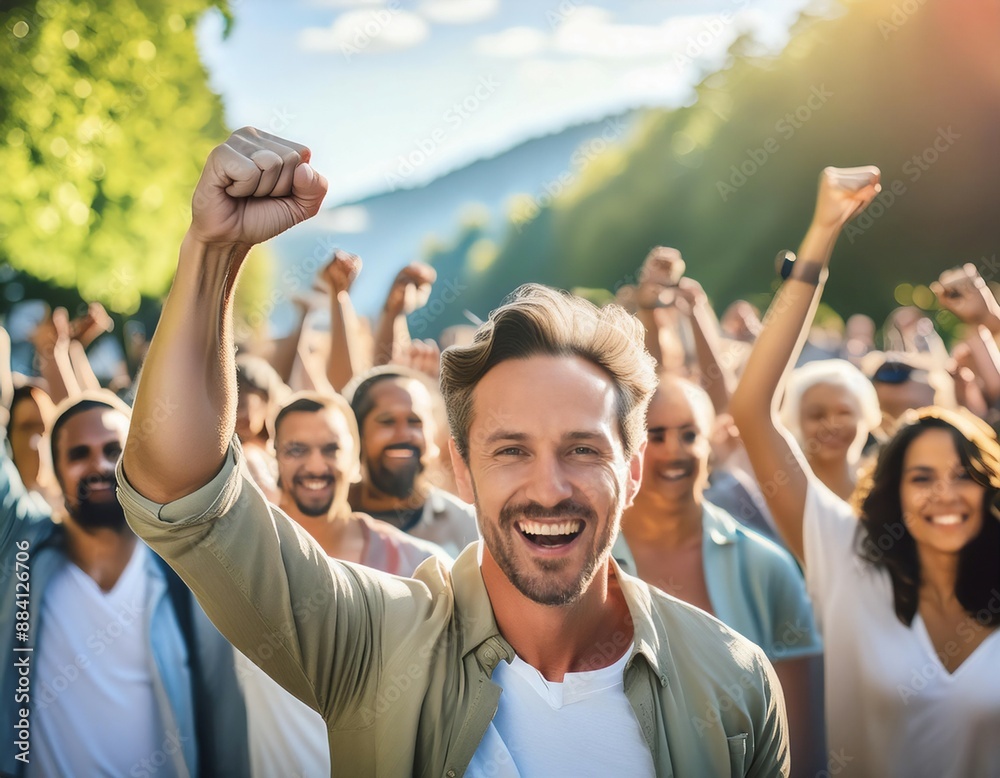 Protest Highlighting Environmental Issues and Activism
