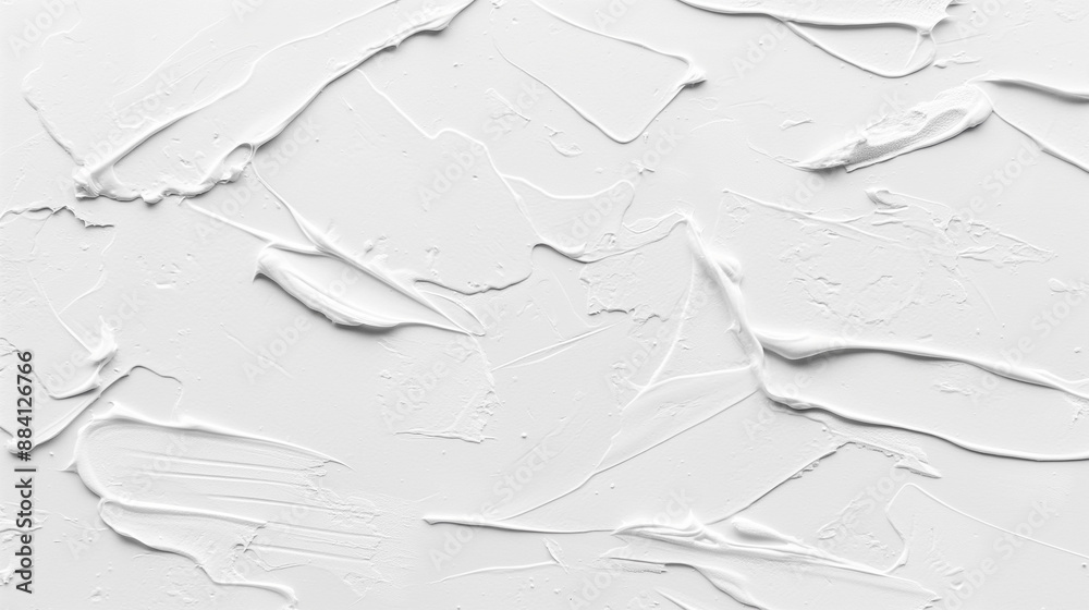 Obraz premium Light white grey rough wall texture, blank backdrop background with copy space