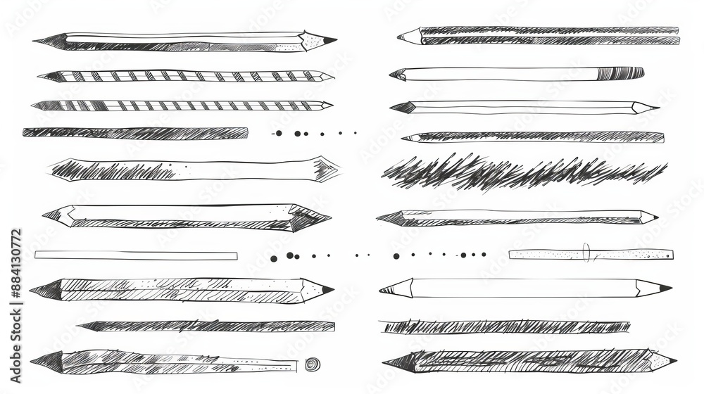 This image showcases a diverse set of pencil sketches, encompassing various artistic styles and techniques, highlighting the versatility and creativity achievable with simple pencil strokes. This image showcases a diverse set of pencil sketches, encompassing various artistic styles and techniques, highlighting the versatility and creativity achievable with simple pencil strokes.