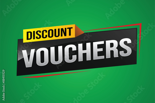 discount voucher vouchers special offer poster banner graphic design icon logo sign symbol social media website coupon advertising store shop online, website, landing page

