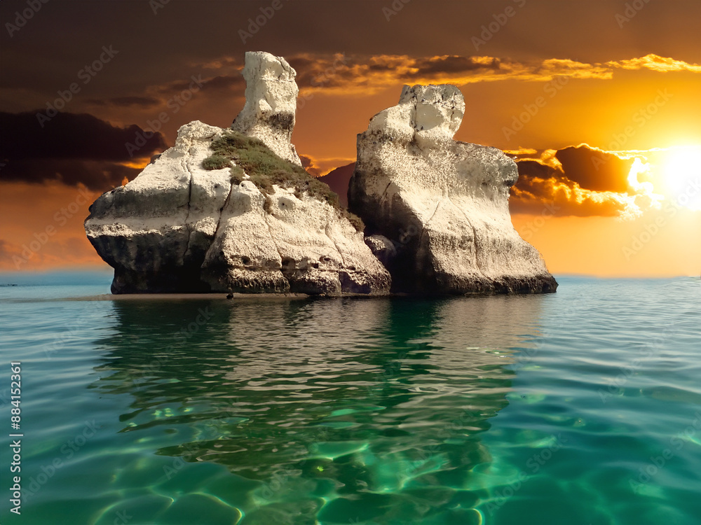 Faraglioni delle due Sorelle a Torre dell'Orso nel Salento 259b
