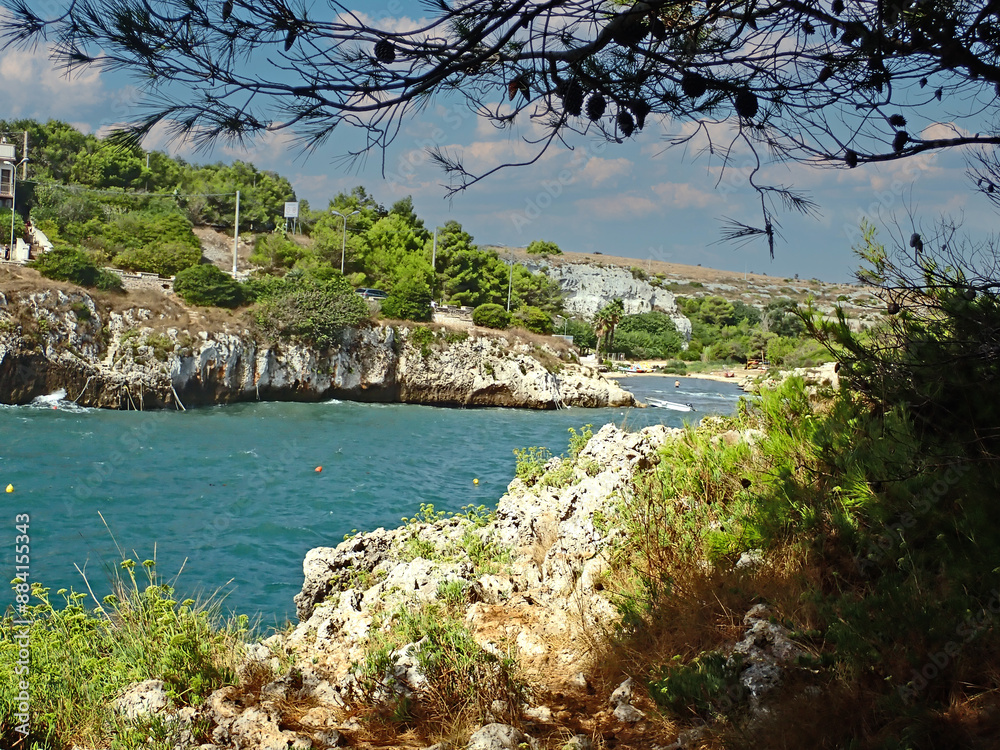 costa rocciosa di Porto Badisco nel Salento 423 costa rocciosa di Porto Badisco nel Salento 423