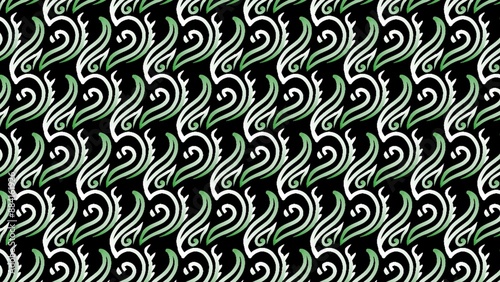 Seamless pattern background design with ornament motifs, batik decoration, wallpaper, template 