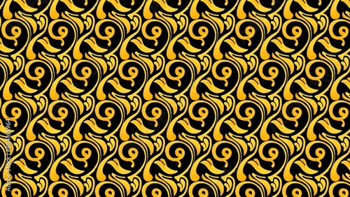 Seamless pattern background design with ornament motifs, batik decoration, wallpaper, template 