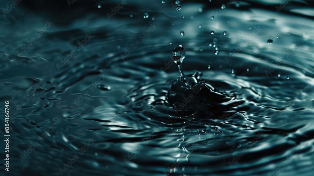 Water Drop Impact: Ripples and Reflections Water Drop Impact: Ripples and Reflections