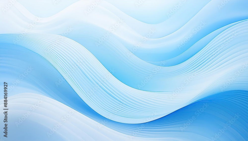 Light blue background, wavy light blue abstract background, abstract background with a smooth, gradient blend of light blue and white colors Light blue background, wavy light blue abstract background, abstract background with a smooth, gradient blend of light blue and white colors