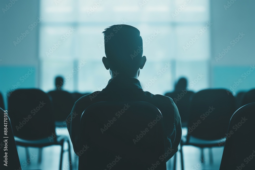 College students discussing grades in a lecture hall, modern seating, academic focus College students discussing grades in a lecture hall, modern seating, academic focus