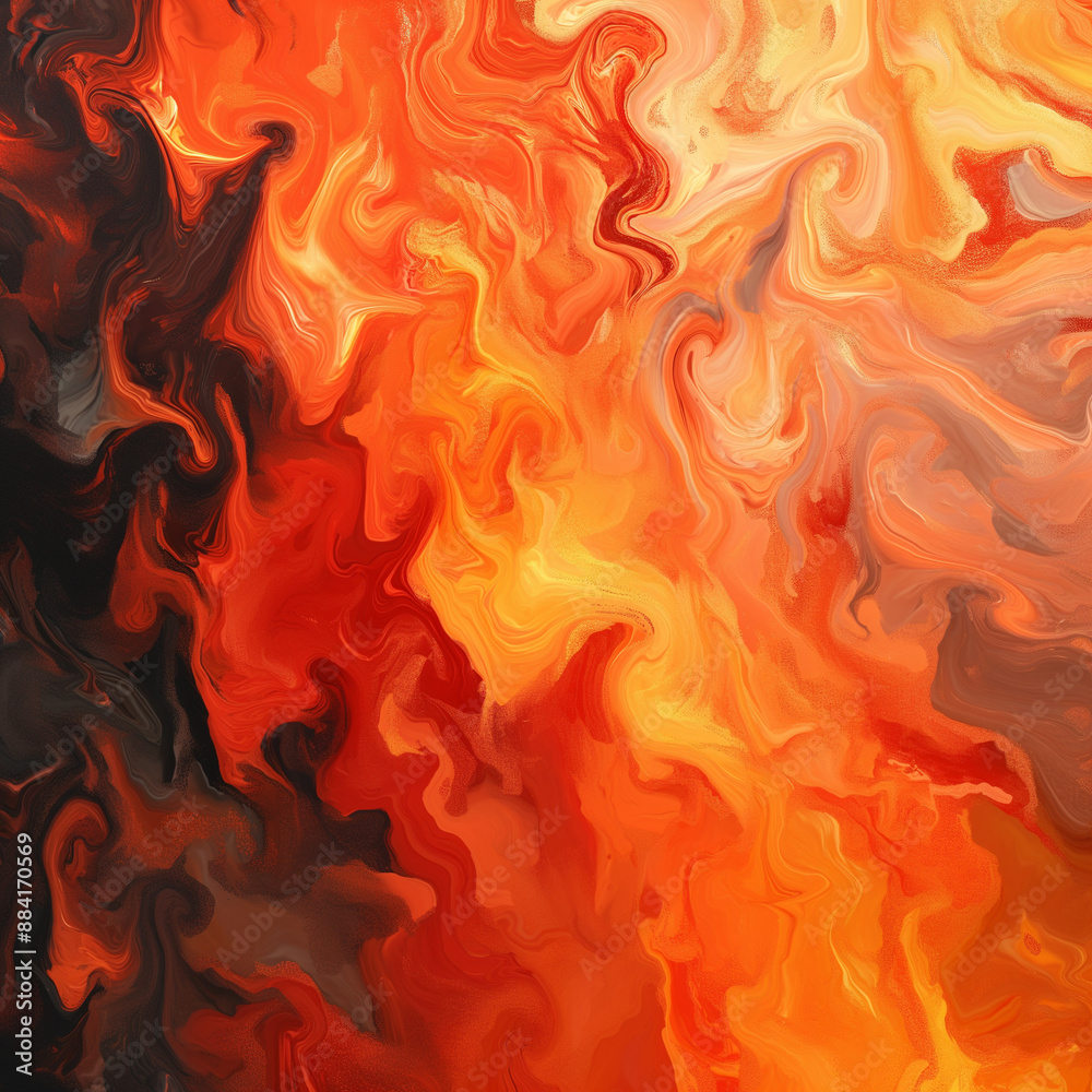 Fiery gradient background with dynamic swirling patterns Fiery gradient background with dynamic swirling patterns
