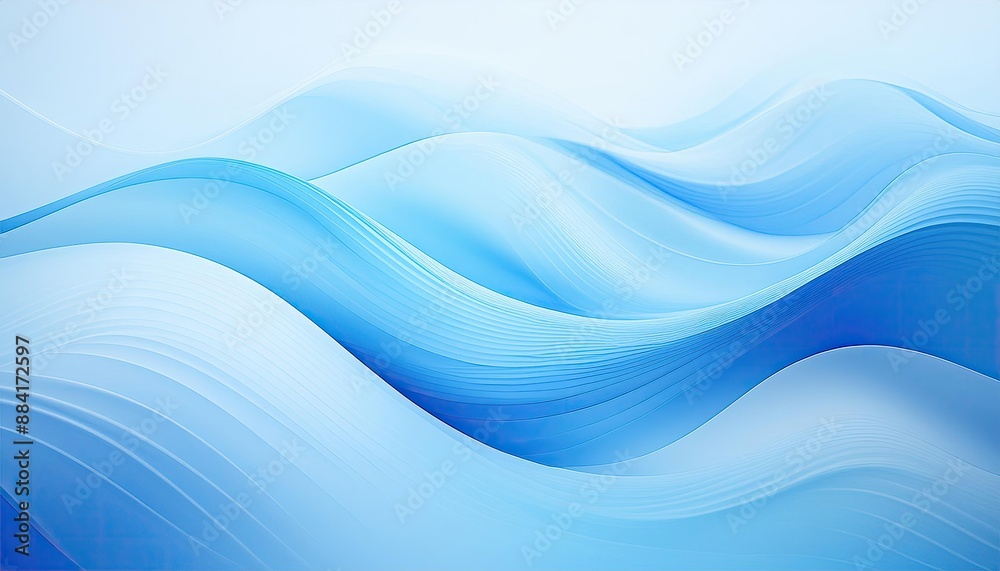 Light blue background, wavy light blue abstract background, abstract background with a smooth, gradient blend of light blue and white colors Light blue background, wavy light blue abstract background, abstract background with a smooth, gradient blend of light blue and white colors