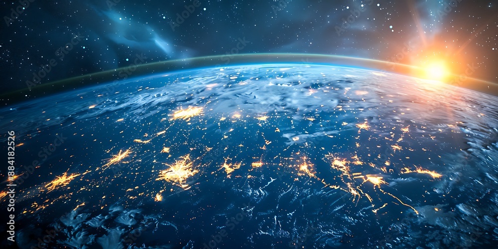 Earth's Ozone Layer Protecting From UV Radiation