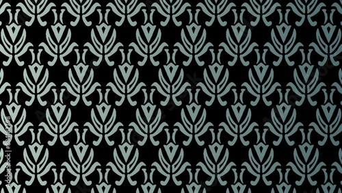 Seamless pattern background design with ornament motifs, batik decoration, wallpaper, template 