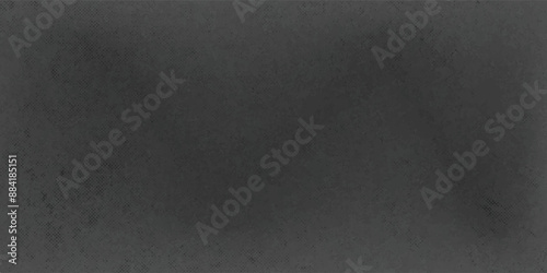 Elegant black background vector illustration with vintage distressed grunge texture and dark gray charcoal color paint
