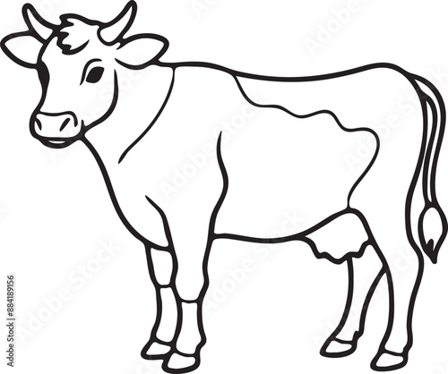 Cow vector art illustrator