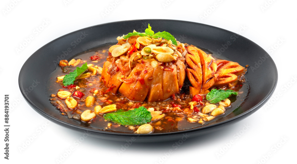 Fresh Santon with Spicy Sauce Fresh Santon with Spicy Sauce