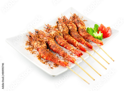 Grilled Tiger Prawns with Mala