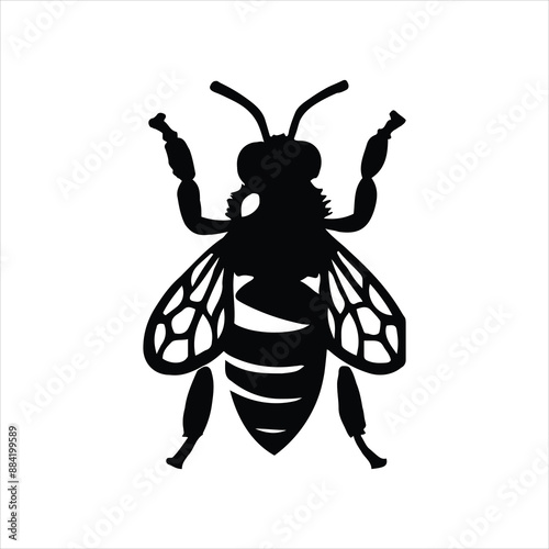 Bee Silhouette Vectors for Stunning Art Projects