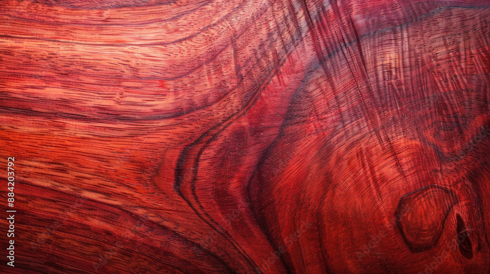 Naklejka premium Red Wood Grain Texture.