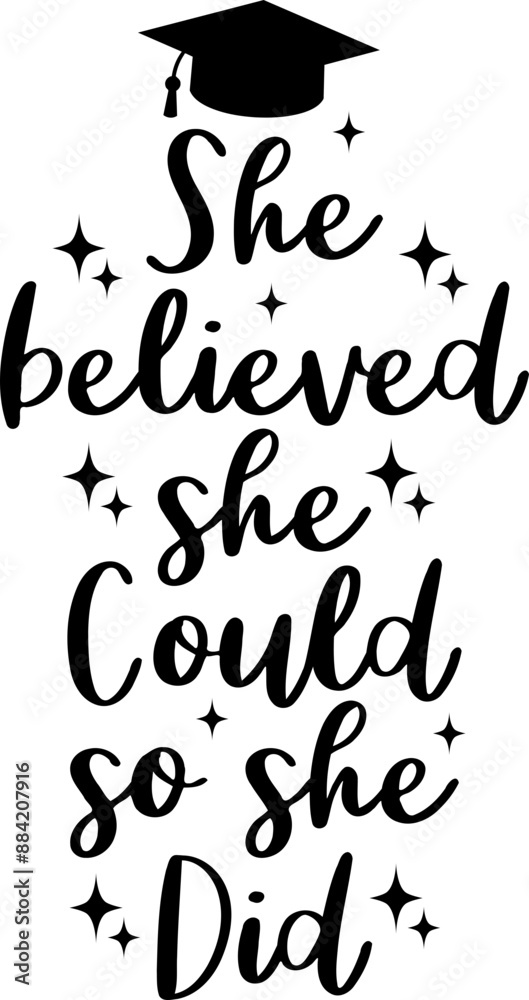 Graduation Quote Vector Graphic Graduation Quote Vector Graphic