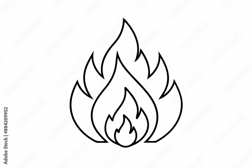 fire line icon, fire line art vector set
fire line icon, fire line art vector set