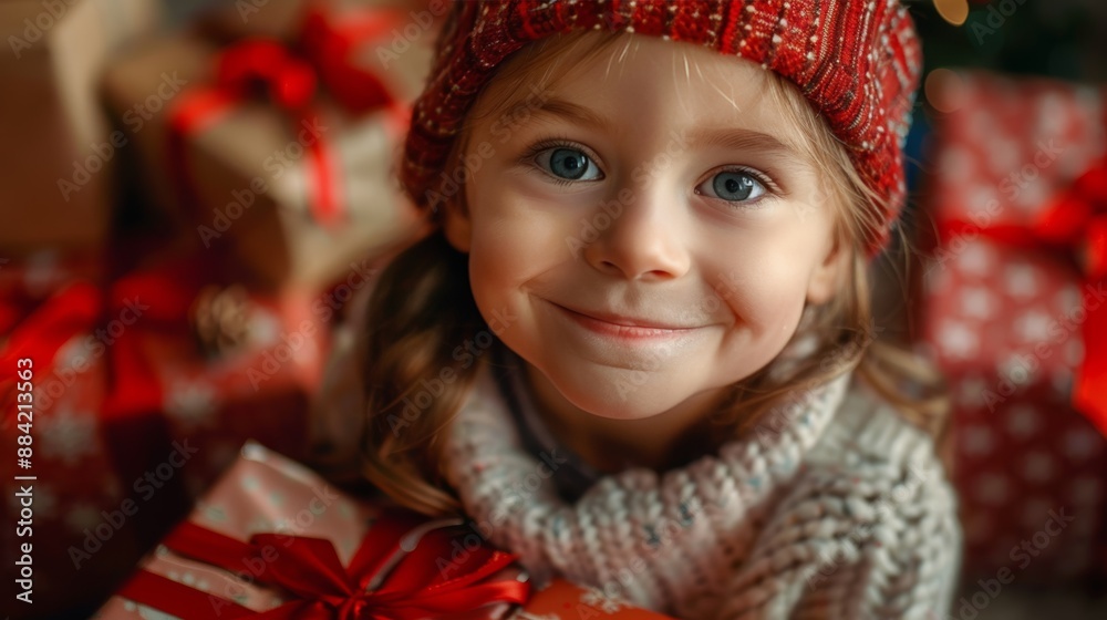 A close-up of a child's smile during Safe Toys and Gifts Month, surrounded by safety and happiness. A close-up of a child's smile during Safe Toys and Gifts Month, surrounded by safety and happiness.