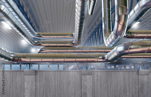 Industrial ventilation shaf...