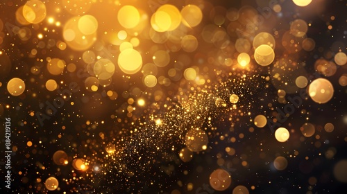 Gold texture background with yellow luxury shiny shine glitter sparkle of bright light reflection pattern golden surface. 