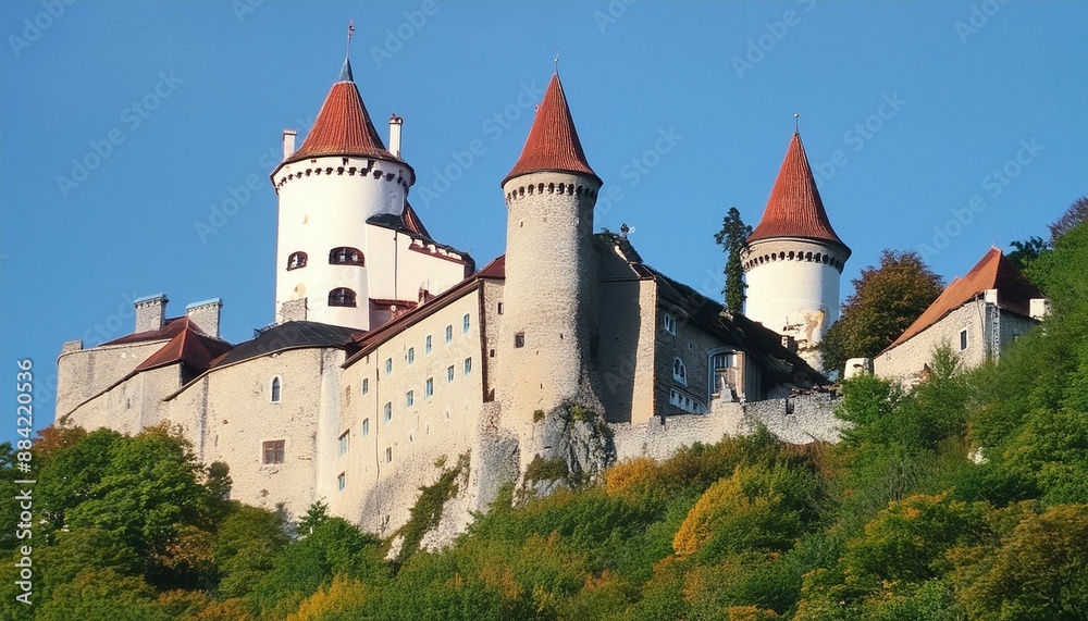 golden palace castle on background golden palace castle on background