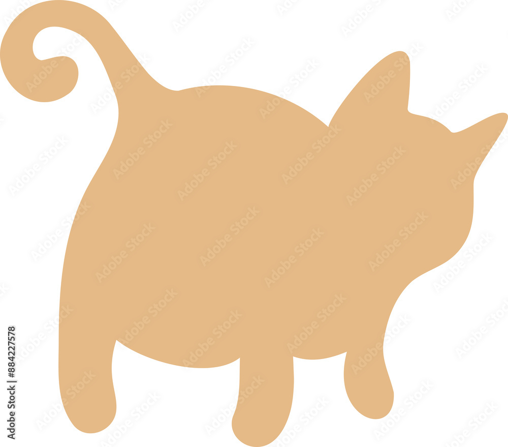 Fototapeta premium cat silhouette