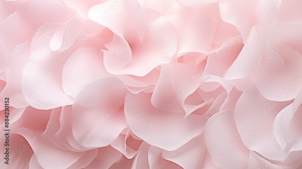Delicate Pink Petals in a Soft, Romantic Floral Pattern