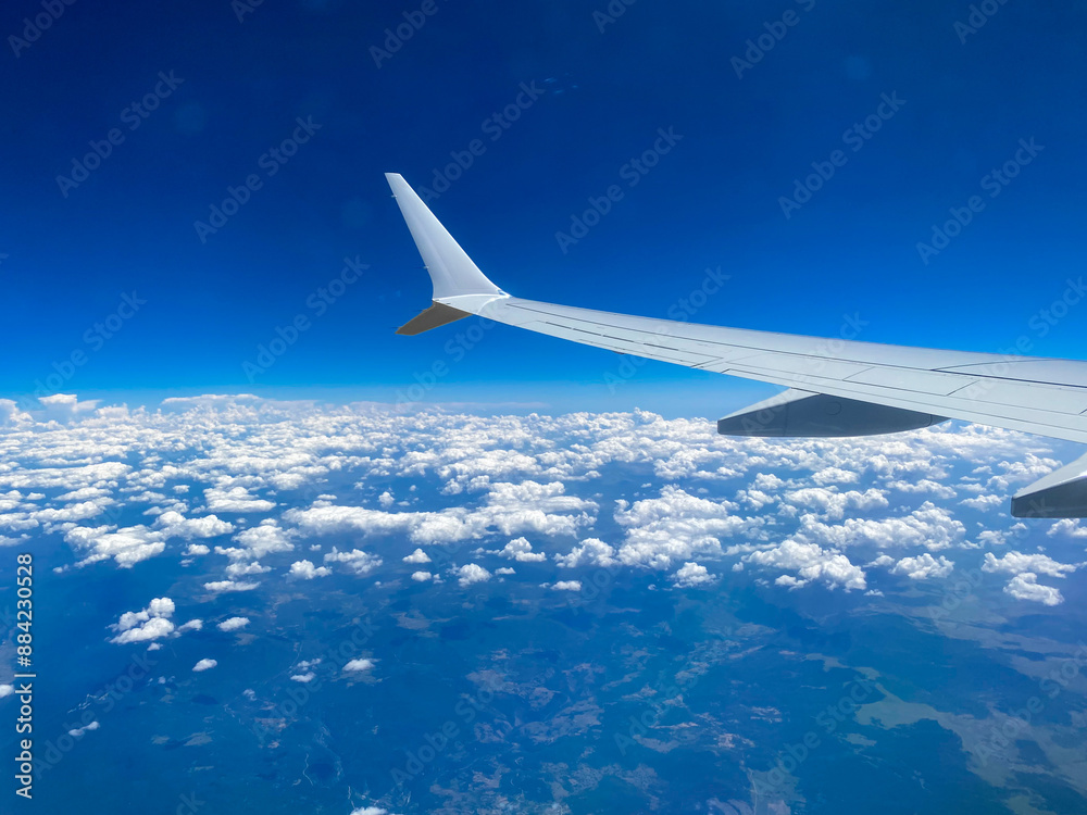 Fototapeta premium View from airplane window