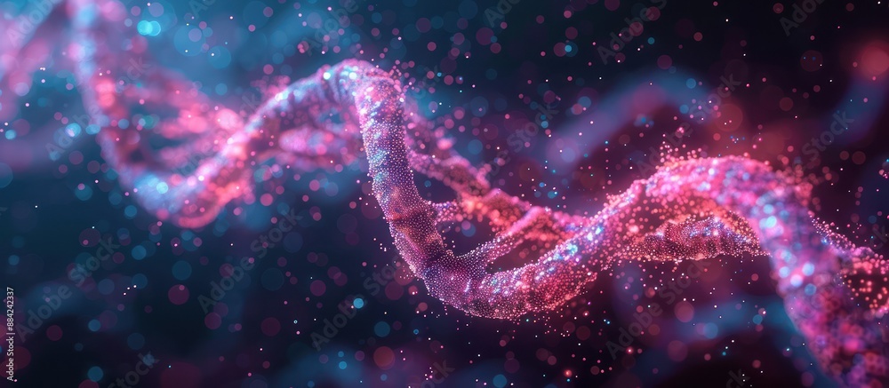 Abstract DNA Double Helix Structure Abstract DNA Double Helix Structure