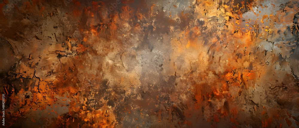 Abstract textured background with rust and earth tones in a grunge style, perfect for artistic design or industrial themed projects. Abstract textured background with rust and earth tones in a grunge style, perfect for artistic design or industrial themed projects.